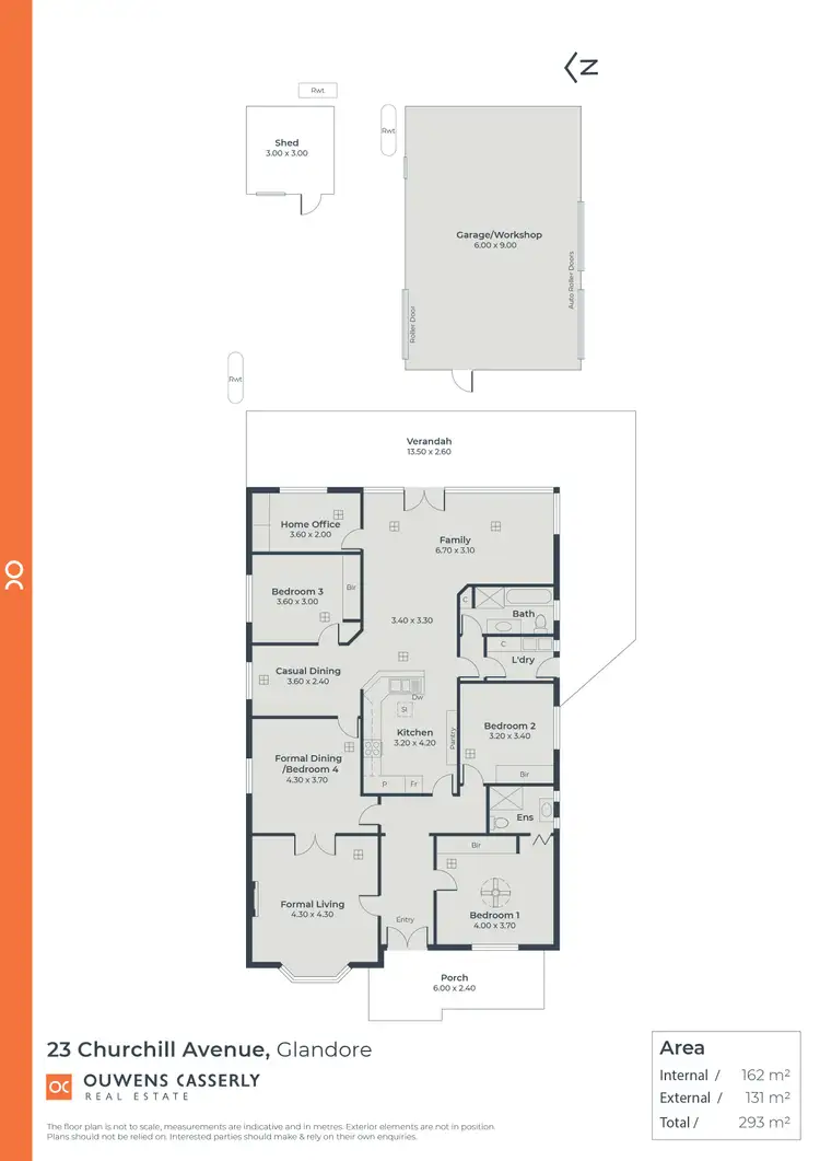 Floorplan of Homely house listing, 23 Churchill Avenue, Glandore SA 5037