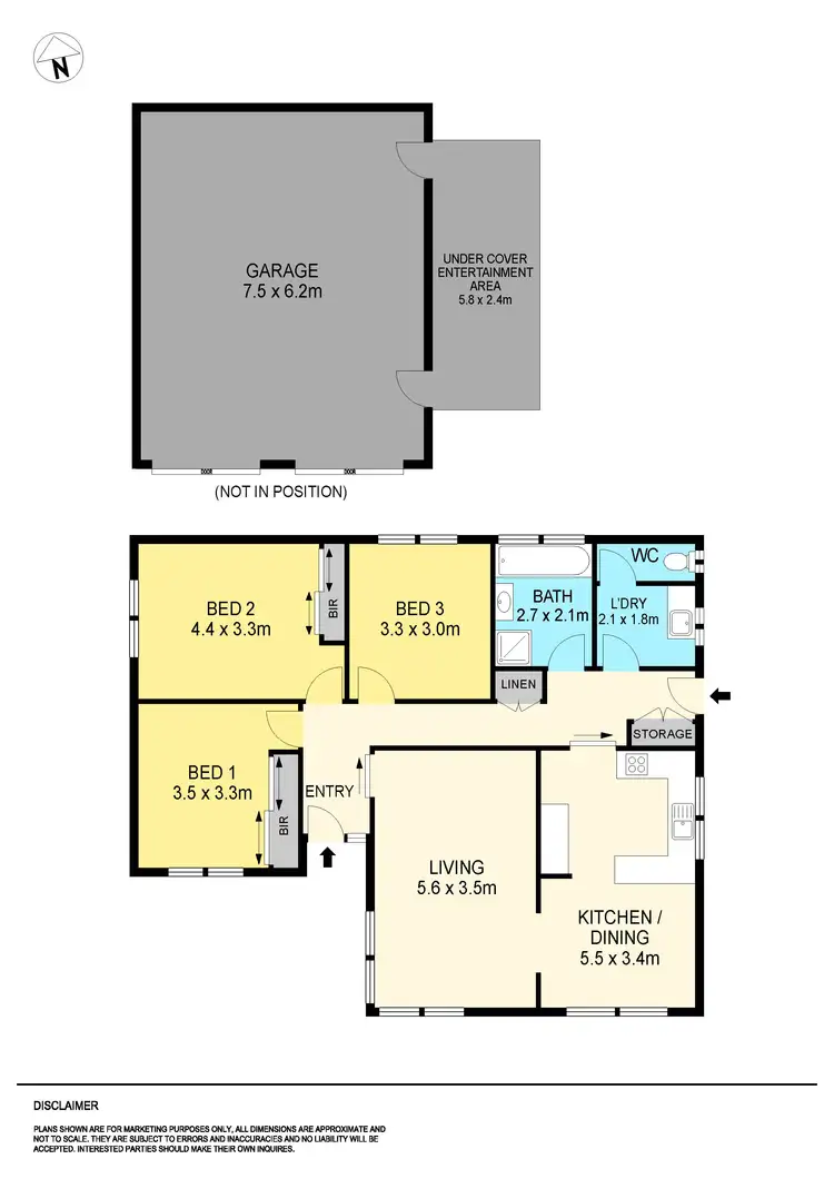 Floorplan of Homely house listing, 14 Harrow Street, Wendouree VIC 3355