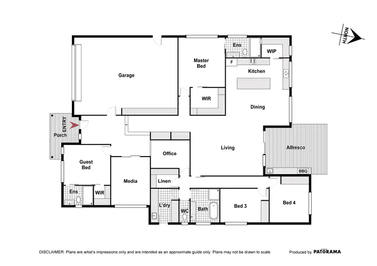 Floorplan of Homely house listing, 47 Lindbeck Corner, Googong NSW 2620