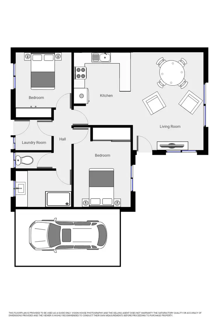 Floorplan of Homely unit listing, 23/280 Tenth Street, Mildura VIC 3500