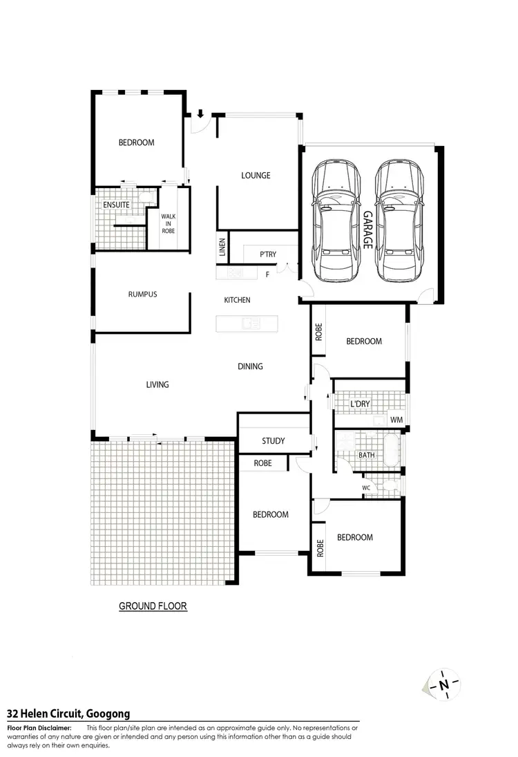 Floorplan of Homely house listing, 32 Helen Circuit, Googong NSW 2620