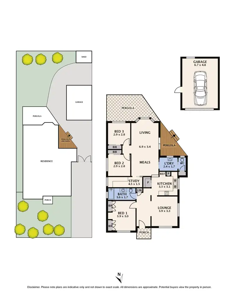 Floorplan of Homely house listing, 33 Dorrington Avenue, Reservoir VIC 3073