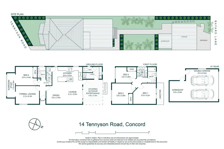 Floorplan of Homely house listing, 14 Tennyson Road, Concord NSW 2137