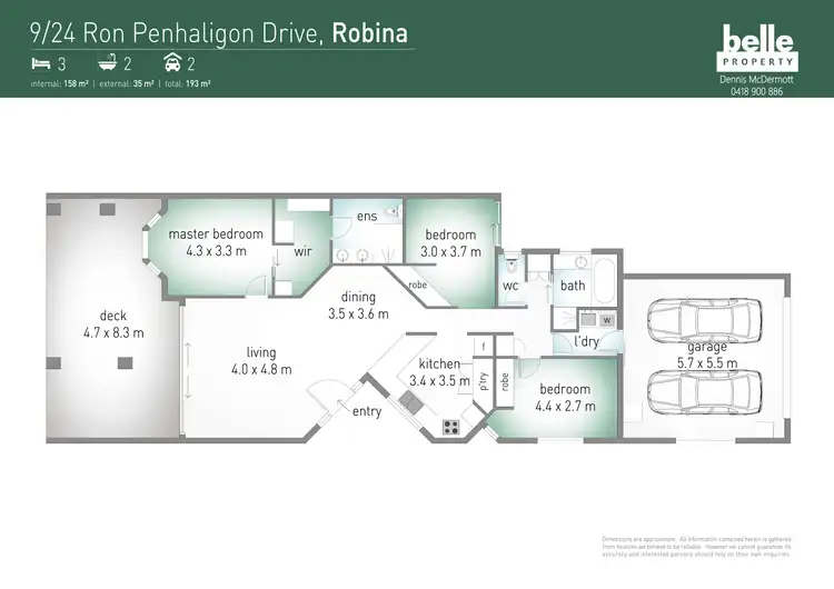 Floorplan of Homely villa listing, 9/24 Ron Penhaligon Way, Robina QLD 4226