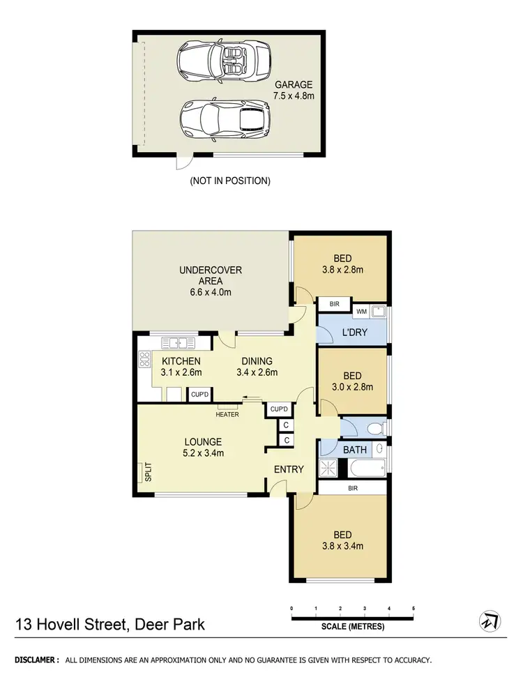 Floorplan of Homely house listing, 13 Hovell Street, Deer Park VIC 3023
