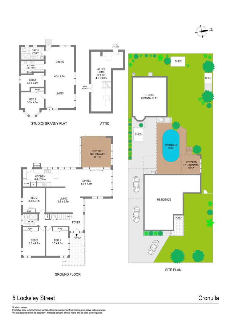 Floorplan of Homely house listing, 5 Locksley Street, Cronulla NSW 2230