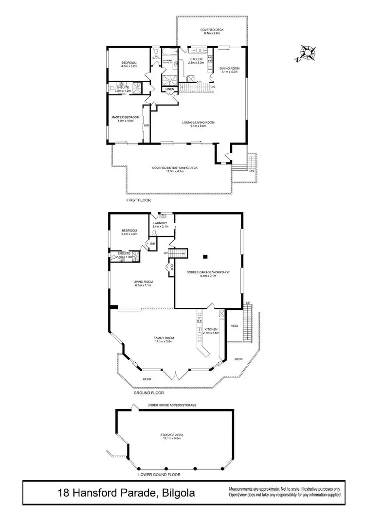 Floorplan of Homely house listing, 18 Hansford Parade, Bilgola NSW 2107