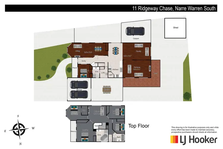 Floorplan of Homely house listing, 11 Ridgeway Chase, Narre Warren South VIC 3805