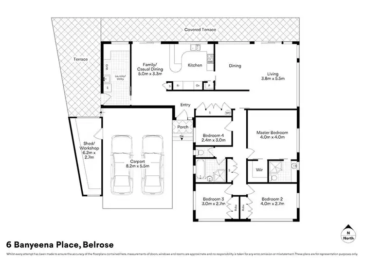Floorplan of Homely house listing, 6 Banyeena Place, Belrose NSW 2085