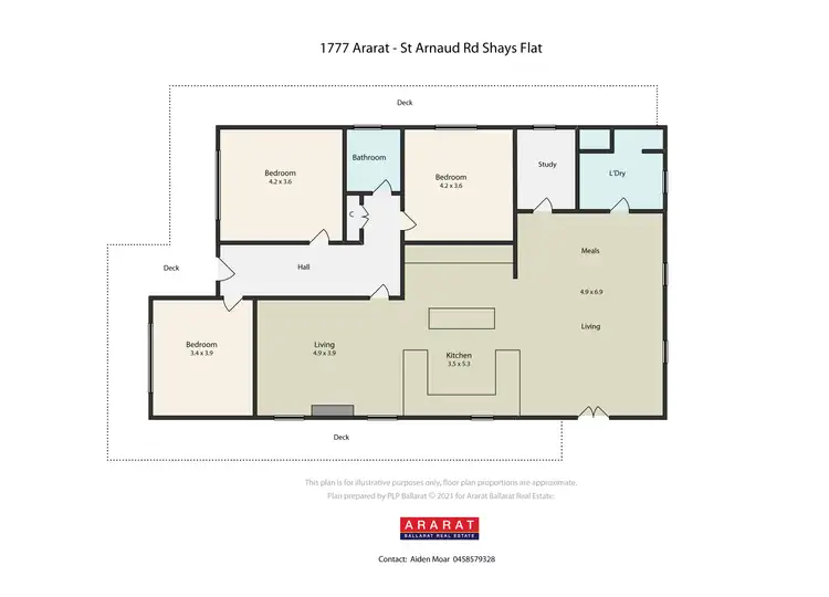 Floorplan of Homely house listing, 1777 Ararat - St Arnuad Road, Shays Flat VIC 3377