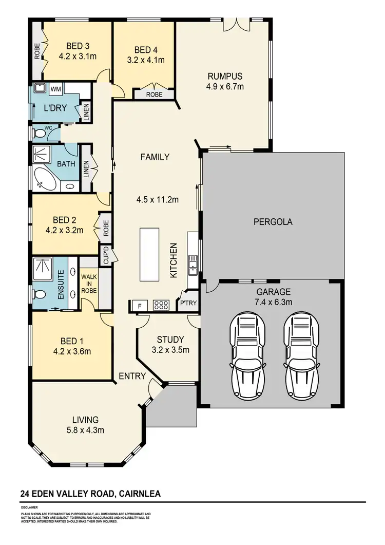 Floorplan of Homely house listing, 24 Eden Valley Road, Cairnlea VIC 3023