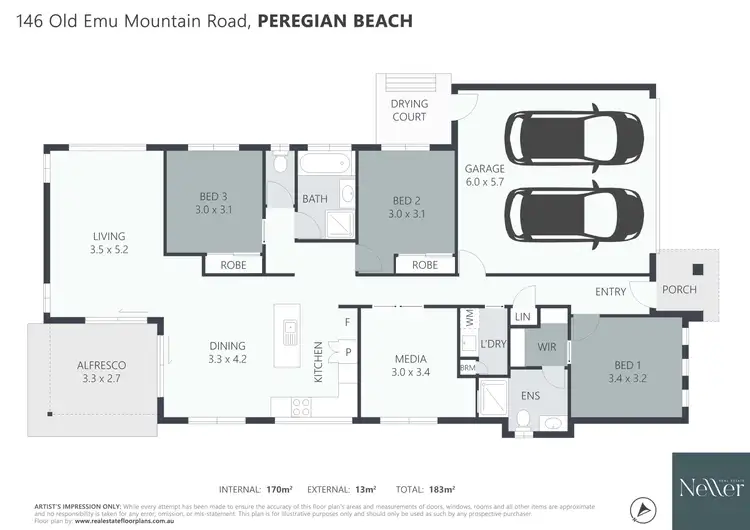 Floorplan of Homely house listing, 146 Old Emu Mountain Road, Peregian Beach QLD 4573