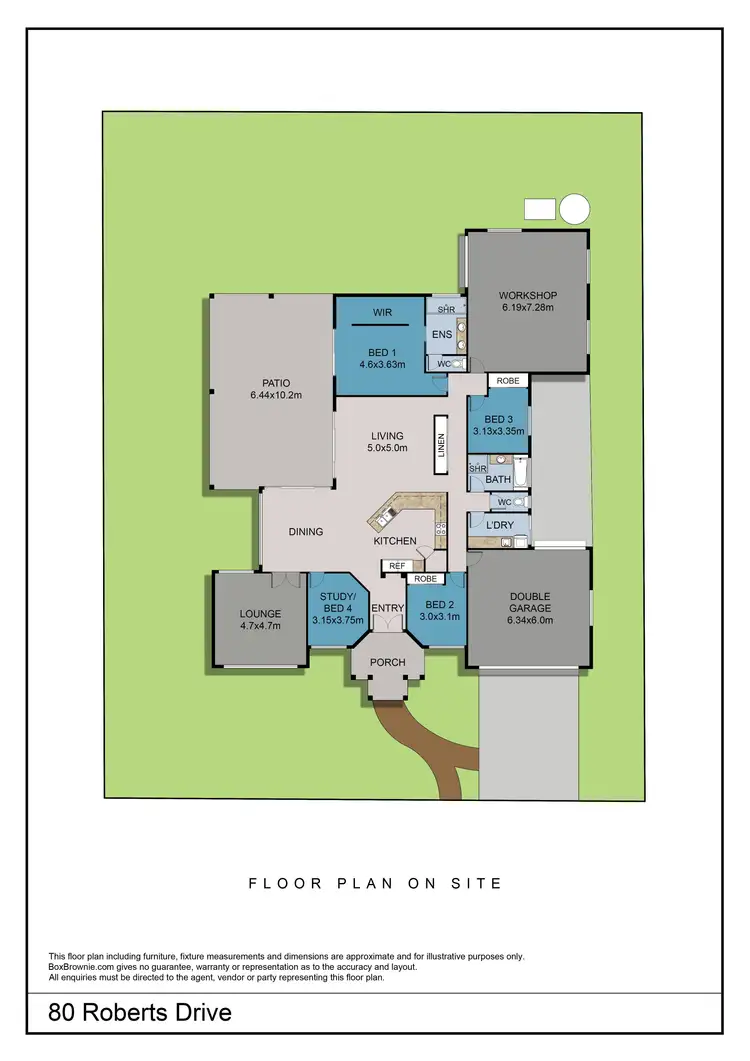 Floorplan of Homely house listing, 80 Roberts Drive, Trinity Beach QLD 4879