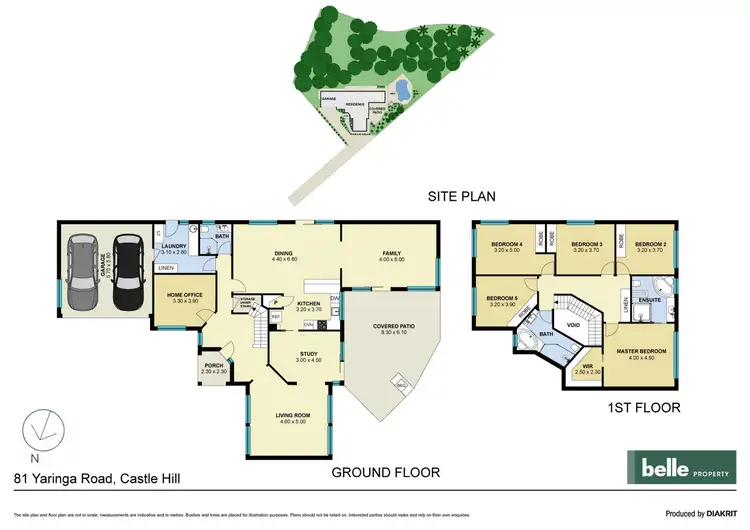 Floorplan of Homely house listing, 81 Yaringa Road, Castle Hill NSW 2154