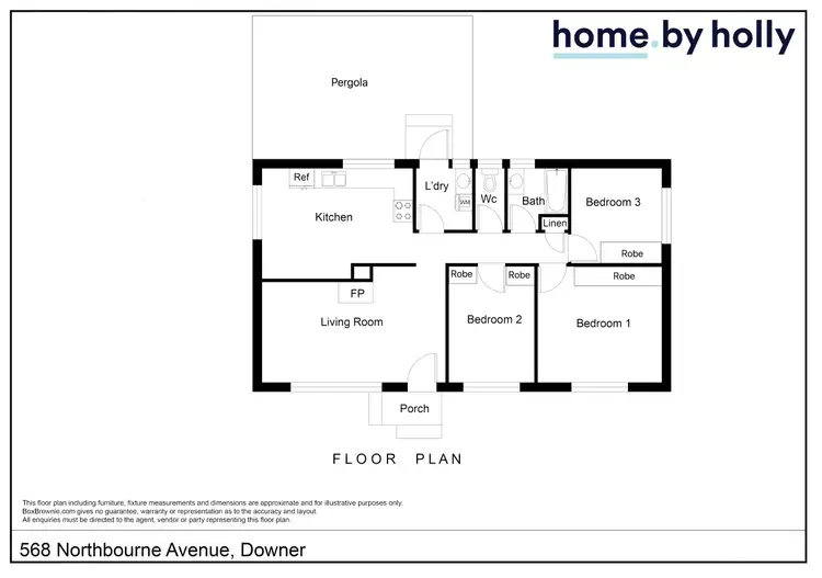 Floorplan of Homely house listing, 568 Northbourne Avenue, Downer ACT 2602