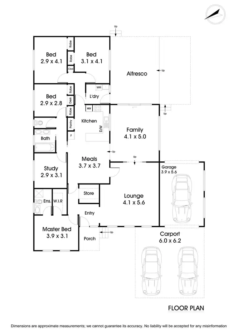 Floorplan of Homely house listing, 12 Rotherwood Close, Wantirna VIC 3152