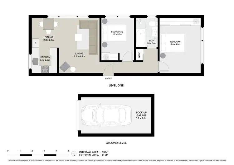 Floorplan of Homely apartment listing, 4/18 Nerang Road, Cronulla NSW 2230