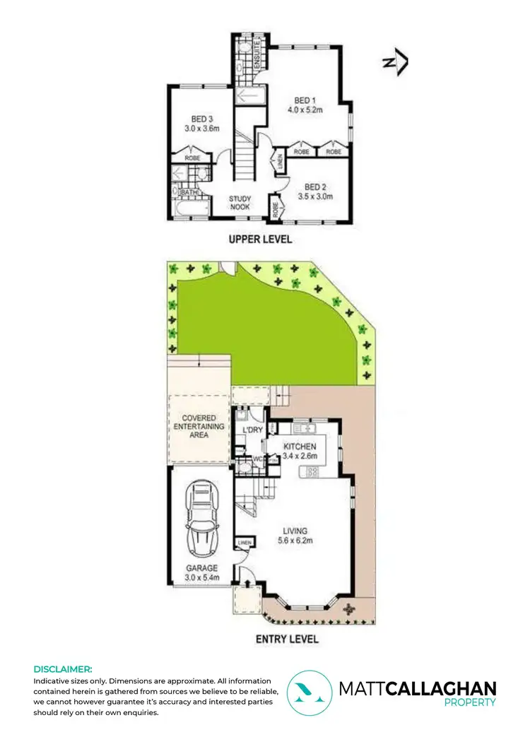 Floorplan of Homely townhouse listing, 2/32 Vista Street, Caringbah NSW 2229
