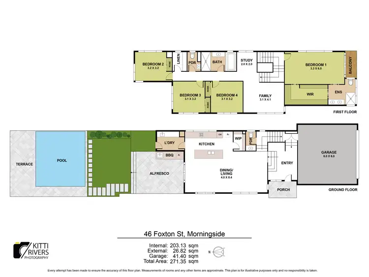 Floorplan of Homely house listing, 46 Foxton Street, Morningside QLD 4170