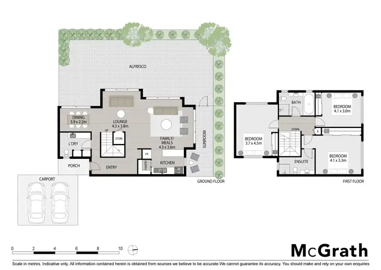 Floorplan of Homely townhouse listing, 5/366-370 Elgar Road, Box Hill VIC 3128