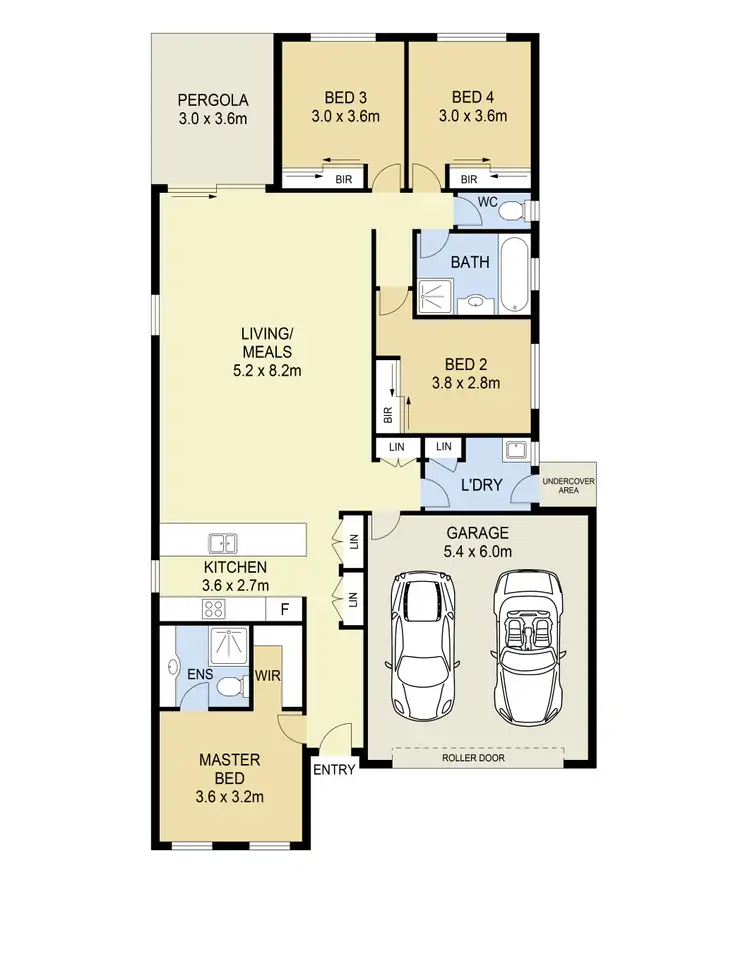 Floorplan of Homely house listing, 39 Giverny Close, Burnside Heights VIC 3023
