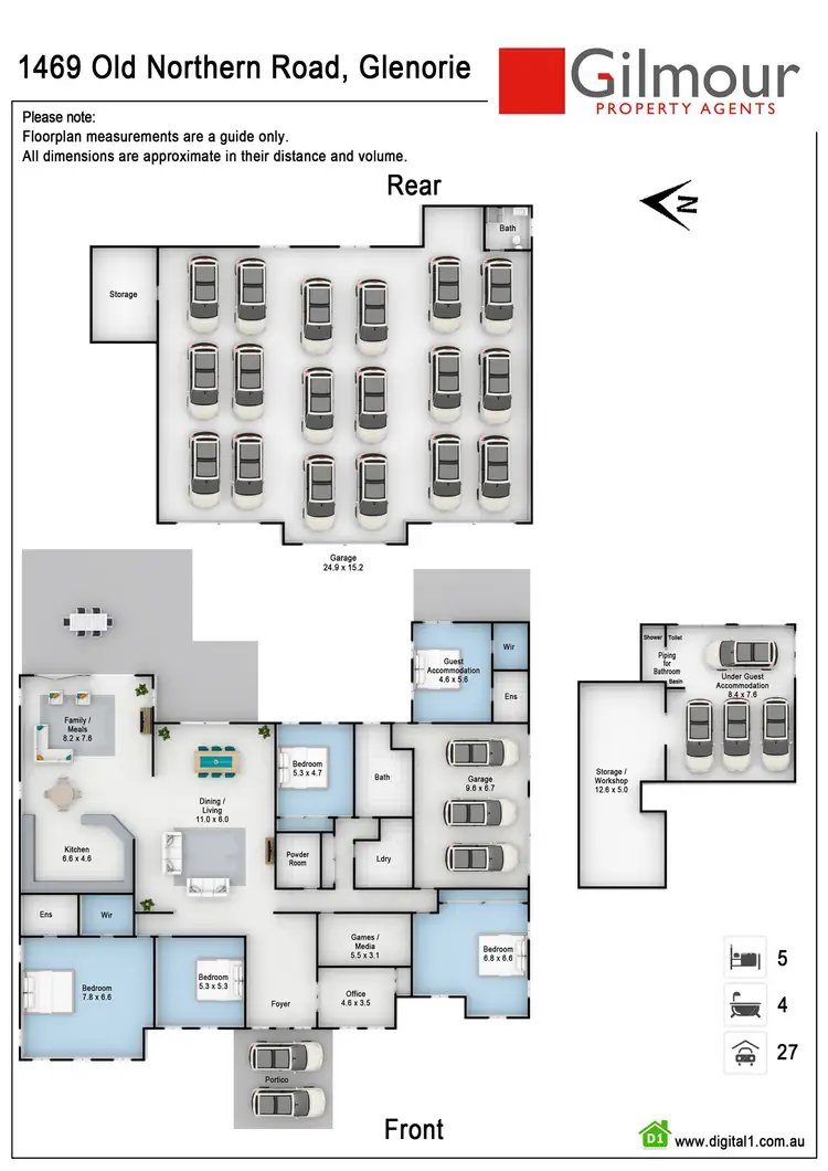 Floorplan of Homely house listing, 1469 Old Northern Road, Glenorie NSW 2157