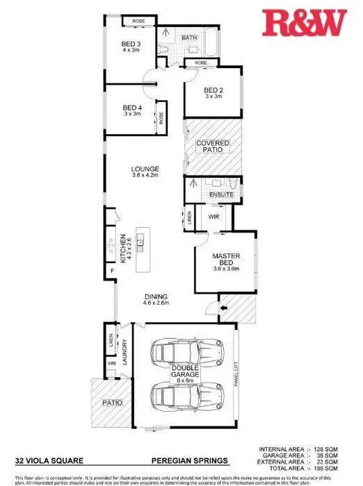 Floorplan of Homely house listing, 32 Viola Square, Peregian Springs QLD 4573