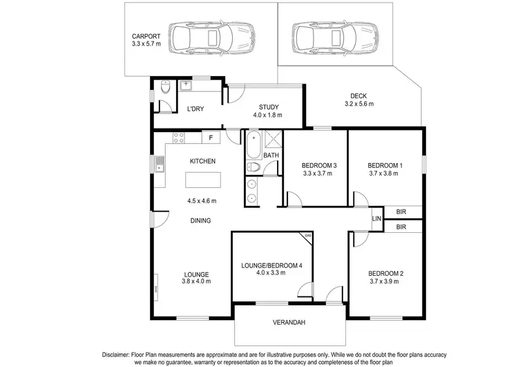 Floorplan of Homely house listing, 24 Wehl North Street, Mount Gambier SA 5290