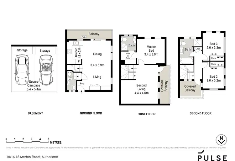 Floorplan of Homely townhouse listing, 18/16-18 Merton Street, Sutherland NSW 2232