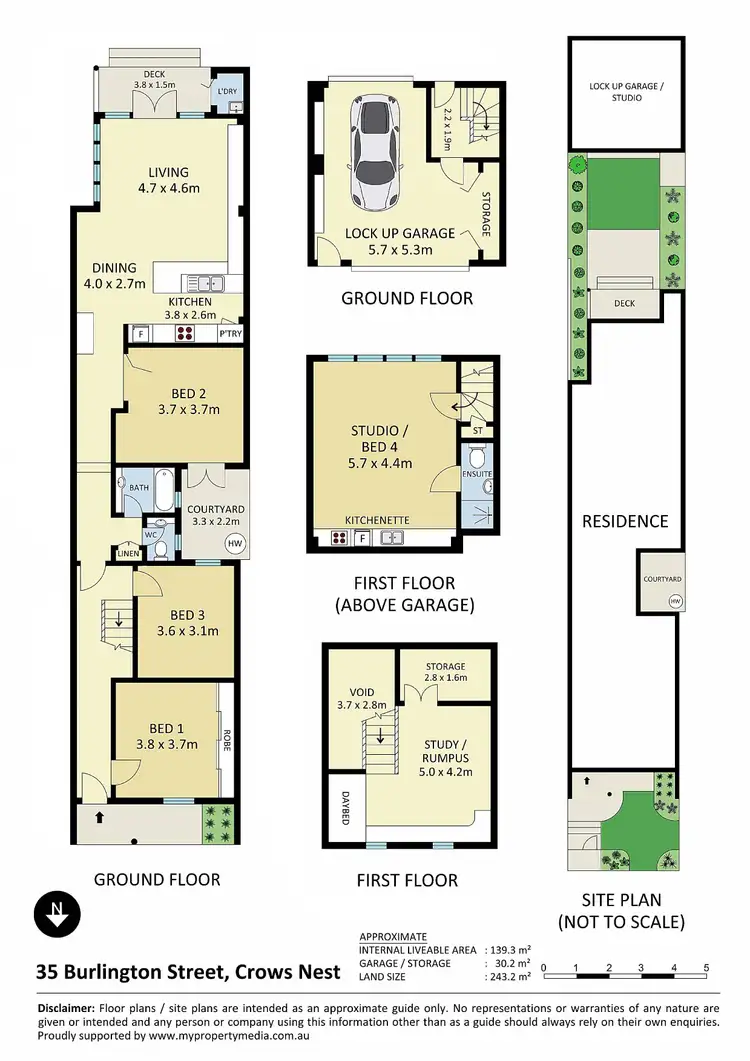 Floorplan of Homely house listing, 35 Burlington Street, Crows Nest NSW 2065