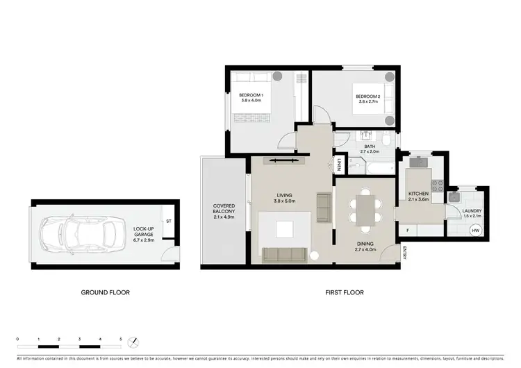 Floorplan of Homely apartment listing, 5/36 Hampton Court Road, Carlton NSW 2218