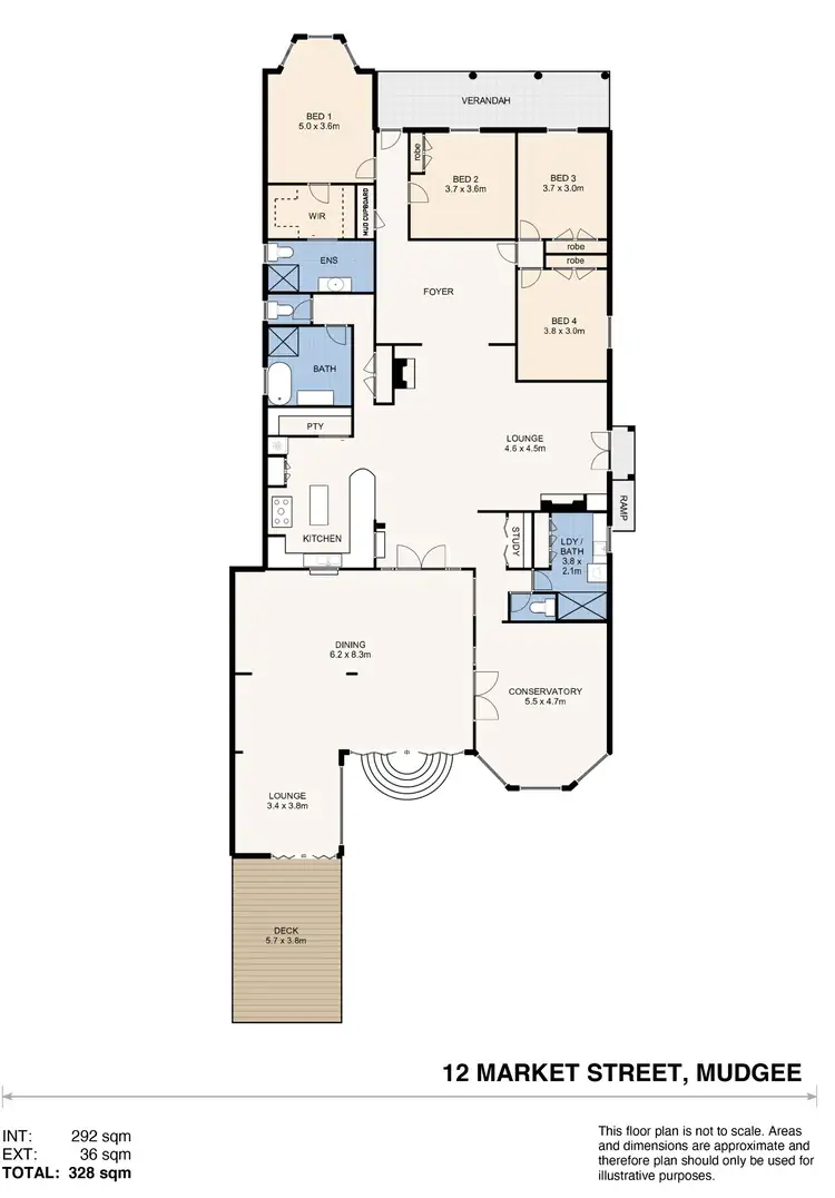 Floorplan of Homely house listing, 12 Market Street, Mudgee NSW 2850