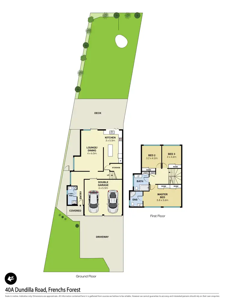 Floorplan of Homely house listing, 40A Dundilla Road, Frenchs Forest NSW 2086
