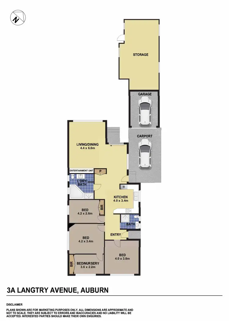 Floorplan of Homely house listing, 3A Langtry Avenue, Auburn NSW 2144