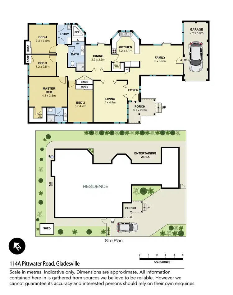 Floorplan of Homely house listing, 114a Pittwater Road, Gladesville NSW 2111