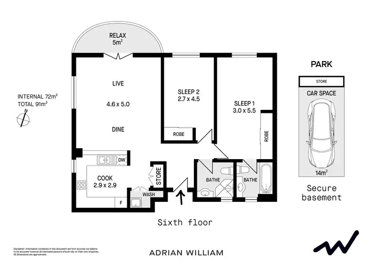 Floorplan of Homely apartment listing, 24/23 Norton Street, Leichhardt NSW 2040