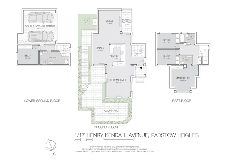 Floorplan of Homely townhouse listing, 1/17-19 Henry Kendall Avenue, Padstow Heights NSW 2211