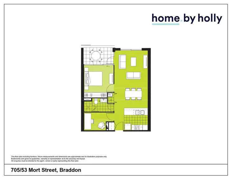 Floorplan of Homely apartment listing, 705/53 Mort Street, Braddon ACT 2612