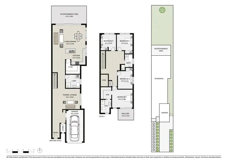 Floorplan of Homely semi-detached listing, 9 Killeen Street, Wentworthville NSW 2145