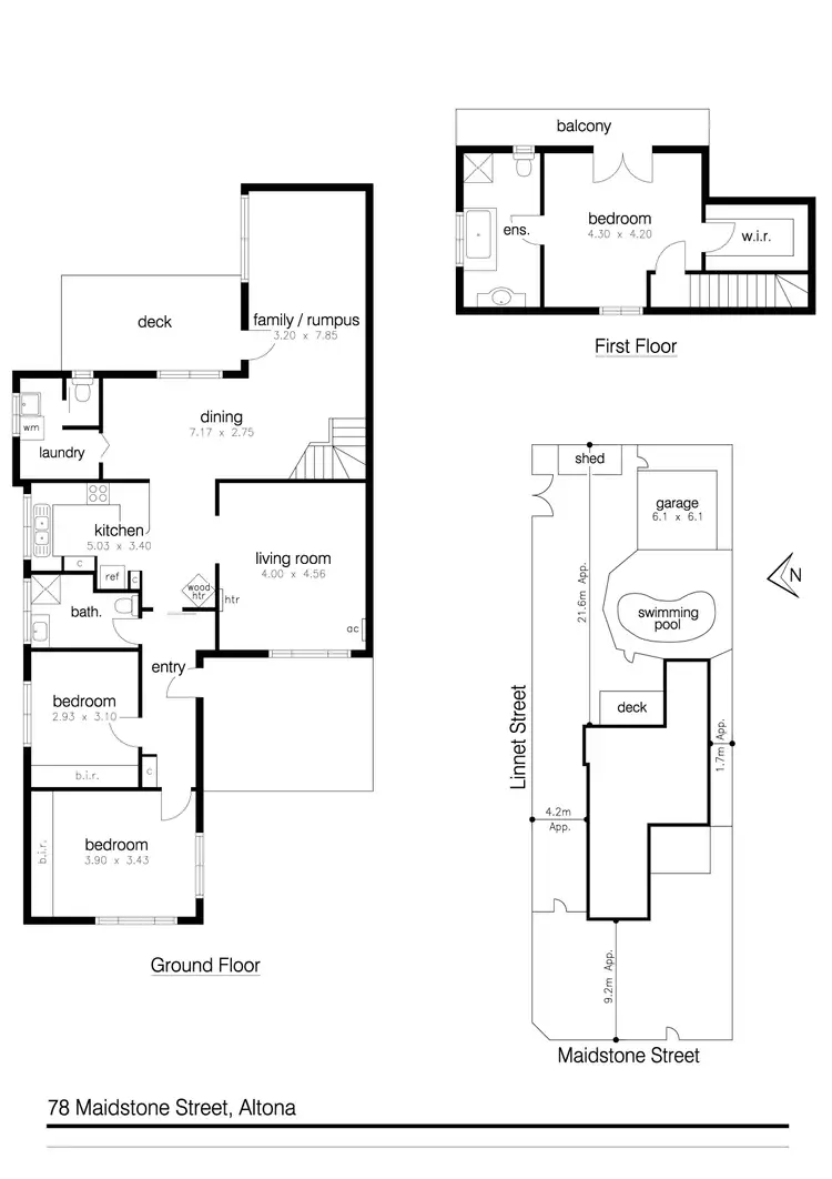 Floorplan of Homely house listing, 78 Maidstone Street, Altona VIC 3018