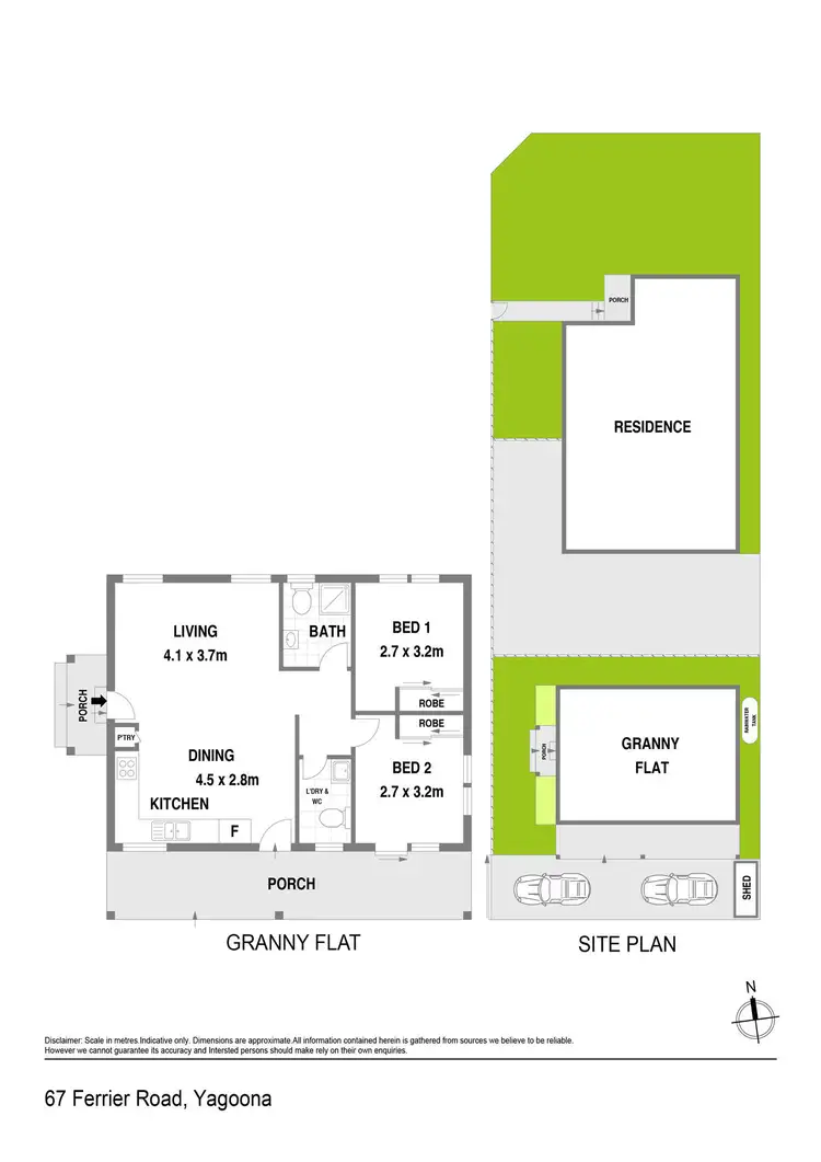 Floorplan of Homely house listing, 67 & 67a Ferrier Road, Yagoona NSW 2199