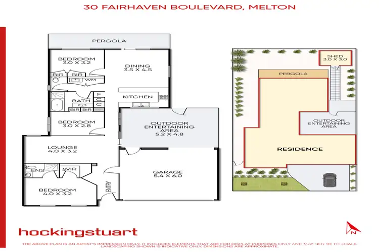 Floorplan of Homely house listing, 30 Fairhaven Boulevard, Melton West VIC 3337