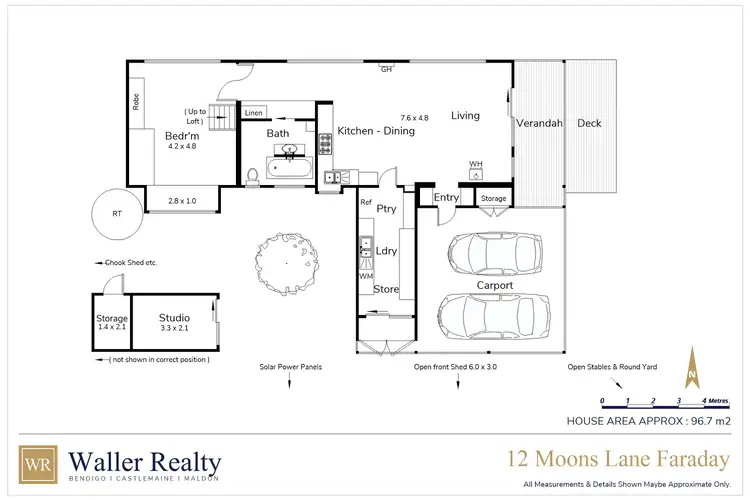 Floorplan of Homely land listing, 12 Moons Lane, Faraday VIC 3451