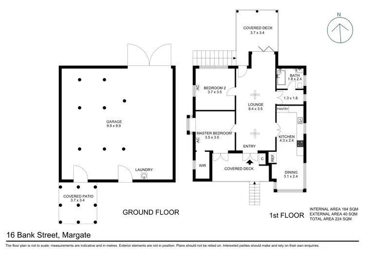 Floorplan of Homely house listing, 16 Bank Street, Margate QLD 4019