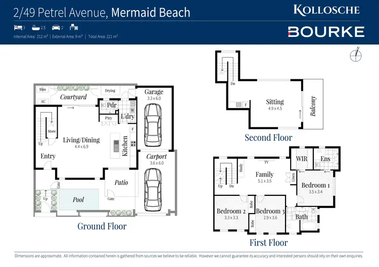 Floorplan of Homely semi-detached listing, 2/49 Petrel Avenue, Mermaid Beach QLD 4218