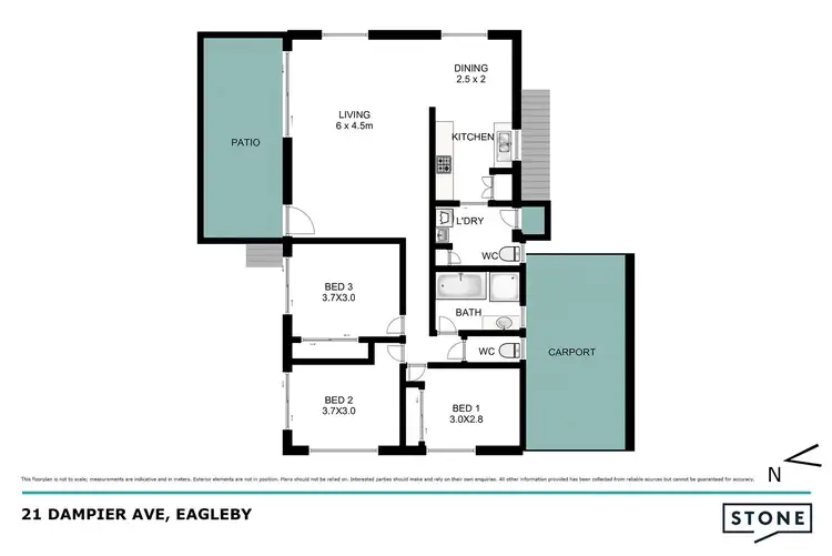 Floorplan of Homely house listing, 21 Dampier Avenue, Eagleby QLD 4207