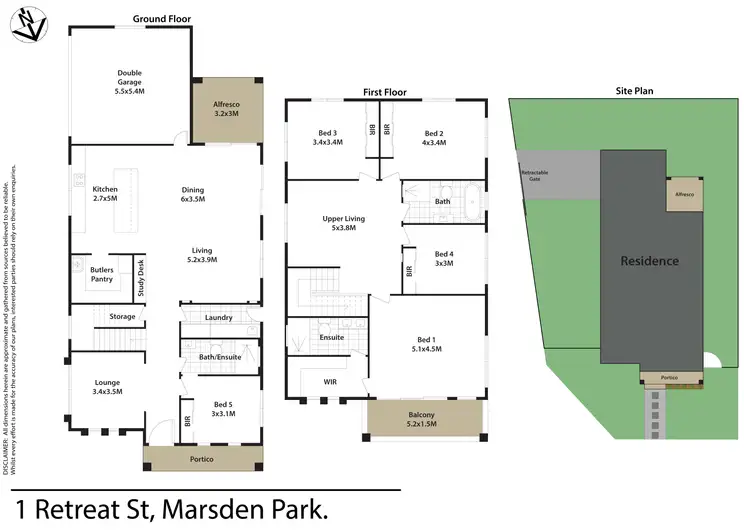 Floorplan of Homely house listing, 1 Retreat Street, Marsden Park NSW 2765