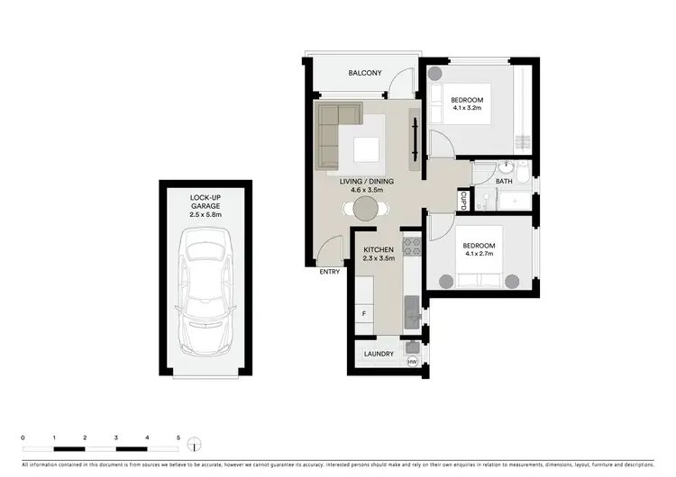 Floorplan of Homely unit listing, 8/9 Carr Street, Coogee NSW 2034