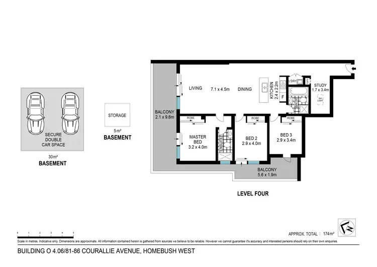 Floorplan of Homely apartment listing, O406/81-86 Courallie Avenue, Homebush West NSW 2140