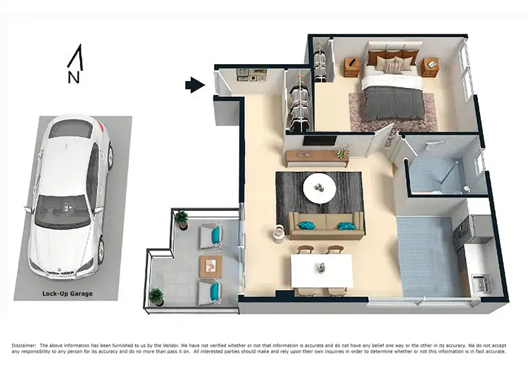 Floorplan of Homely apartment listing, 32/66 North Steyne, Manly NSW 2095